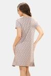 Amante Comfort Sleep Dress - Purple Floral Print — thumbnail 3